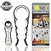 RINUZ Can and Jar Opener - Ergonomic Bottle Opener for Seniors, Elders and Arthritis Sufferers 6packs
