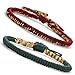 BALIBALI Woven Bracelet Hand-Knitted Woven Bracelet Hand-Knitted Lucky Rope Bracelet Tibetan Buddhist Traditional Wristbands Wrist Cuff Bracelets Adjustable (7 Colors set)