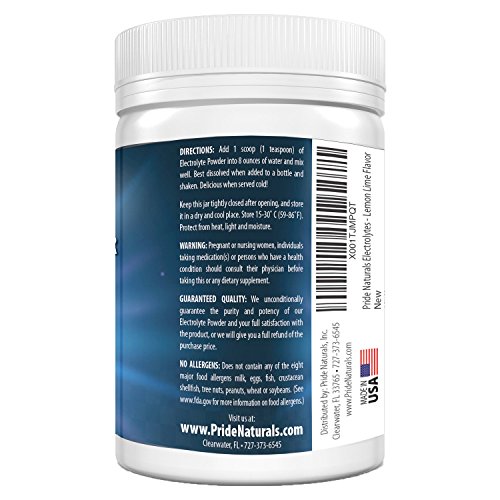 Pride Naturals Electrolyte Powder, No Sugar Hydration Drink for Energy