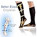 Graduated Copper Compression Sock Anti Fatigue Knee High Socks 6 Pairs Pain Ache Relief Stockings-15-20 mmHg (All Black, XXL)