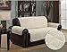 Quilted Micro Suede Pet Dog Couch Sofa Furniture Protector Cover, Kashi, 5 Colors, 3 Sizes (Love Seat, Beige)