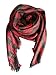 MOTINE Tartan Blanket Scarf Stylish Winter Warm Pashmina Wrap Shawl for Women (Red Black)