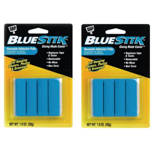 DAP BLUE STICK ADHESIVE PUTTY 2 PACK