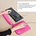NEX Ergonomic Mouse Pad with Wrist Support, Memory Foam Keyboard Wrist Rest for Computer, Laptop(Pink)