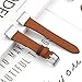 Fenix 5S Leather Watch Bands,YOOSIDE 20mm QuickFit Classic Genuine Leather Replacement Watch Band Strap for Garmin Fenix 5S/Fenix 5S Plus (Brown)