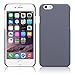iPhone 6S Case, Terrapin [Extra Slim Fit] Hybrid Rubberized Protective Hard Case for iPhone 6 / 6S (Solid Grey)