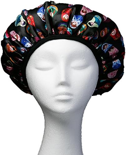 Dilly's Collections Large Luxury Waterproof Microfibre Shower Caps Bath Hat