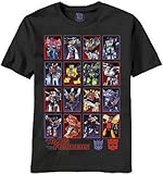 Transformers Cyberwall Men's T-Shirt, Black, X-Large