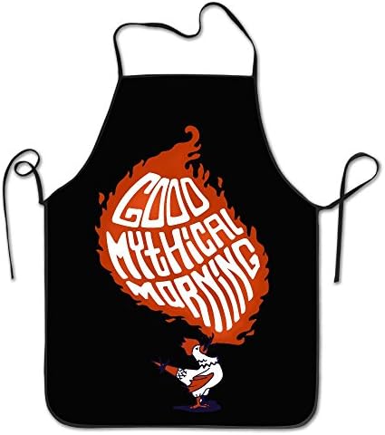 Good Mythical Morning Turkey Lock Edge Waterproof Adjustable Men Women Durable Apron Kitchen Cooking Commercial Restaurant Chef Apron