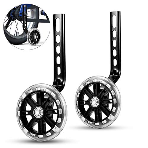 ZOSEN Bike Training Wheels Bicycle Stabilizers for Kids, Fit 12 14 16 18 20 Inch Bikes(1 Pair)