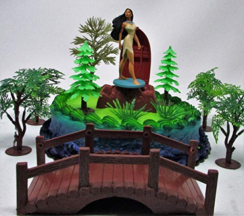 Pocahontas Themed Princess Pocahontas Birthday Cake Topper Set