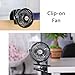 BLUBOON Clip on Fan Battery Operated Fan Portable for Baby Stroller 5 inches (Two Batteries, one for Backup)