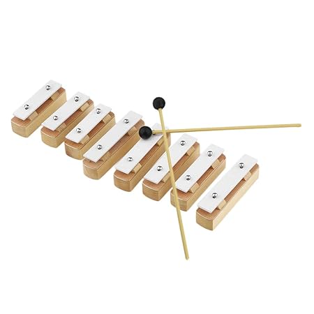 PassionIn TB8A Special Design Aluminum Wooden Music Instrument 8 Notes Wooden Xylophone Early Childhood Wisdom Music Instrument