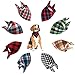 8 Pack Dog Bandanas & Dog Scarf, Triangle Pet Scarf Washable Reversible Plaid Printing Kerchief Neckerchief Handkerchief for Pet Dog Cat