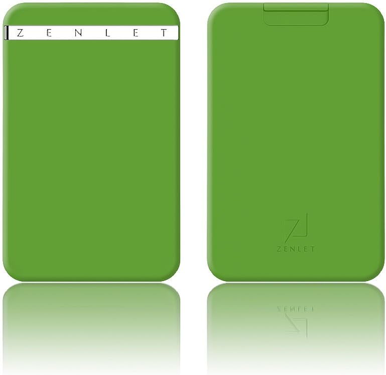 ZenLet Card Wallet Ultimate thin RFID blocking RED DOT Kickstarter Slim Minimal - All Colors (Green)