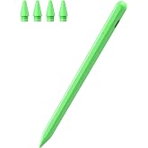 Pencil for iPad A16/11/10/9/8/7/6th, Stylus Pen for iPad 2018-2026, Green | Palm Rejection, Tilt Sensitivity, Compatible With Apple Pecnil iPad Pro 11/12.9/13/M4/M5, Air 3/4/5/M2/M3/M4, Mini 5/6/7