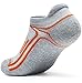 TM-MZS05-KGO_L Tesla Men's 6-Pairs Atheltic No Show Socks Cushioned Comfort w Mesh MZS05