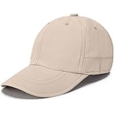 ZOORON Soft Brim Baseball Cap Low Profile Unstructured Dad Hat, Adjustable Washer Friendly Sport Hats for Golf Running
