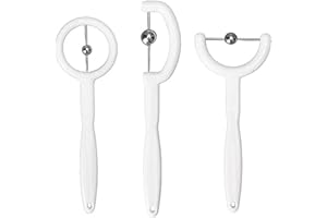 SARYHHGKIT 3pcs Kids Tongue Tip Lateralization Elevation Tools Tongue Tip Exercise Set Oral Muscle Training Tool Autism Speech Therapy Tools (White)