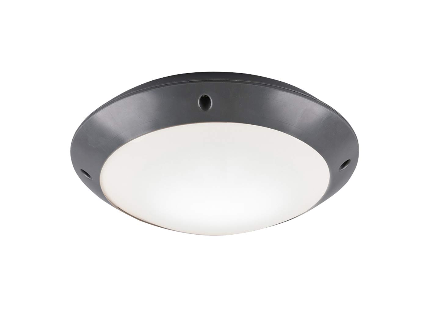 Reality Leuchten Camaro R60501042 Outdoor Ceiling Light Plastic Anthracite/White 1x E27 (Not Included)