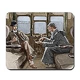 CafePress Sherlock Holmes and Dr. Watson Non-Slip Rubber Mousepad, Gaming Mouse Pad