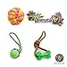 Set of Four Interactive Cotton Rope Dog Toys - For Chewing and Playing