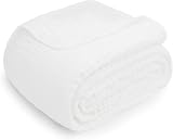 Comfy Cubs Muslin Blanket Twin 229 x 168 cm Six Layer Lightweight Cotton White view 6