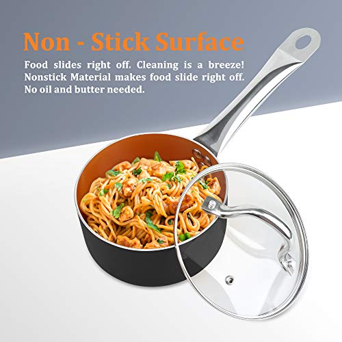 3 SHINEURI+Saucepan+Nonstick+Compatible+Induction