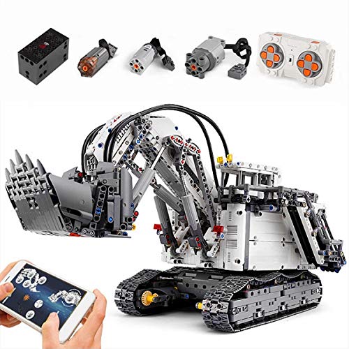 XIAOKEKE Bagger Mit Fernsteuerung Intelligenter Bausteinbagger 2.4Ghz Bagger Ferngesteuerter Bagger Rc Bagger, Dies Ist…