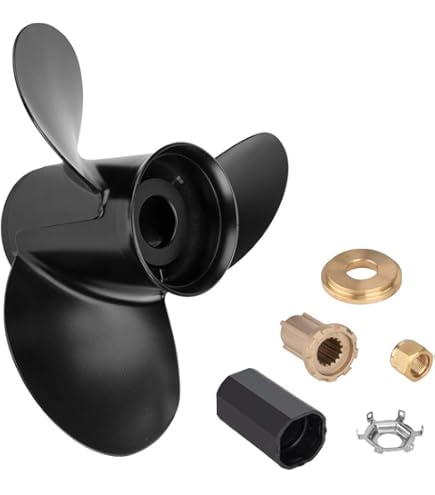 thumbnail image 2 of Solas 2211-100-14 Propeller - 10" Diameter, 14 Pitch, 3 Blade Aluminum For Johnson/Evinrude/BRP 20-35HP 2 of 12