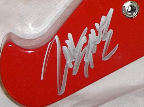 4 Signed+Savatage+Autographed+Guitar+Exact