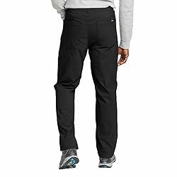 Eddie Bauer Men's Rainier Pants, Black, 36/32