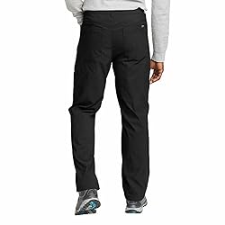 Eddie Bauer Men's Rainier Pants, Black, 34/30