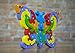 BeginAgain Butterfly A to Z Puzzle - Educational Wooden Alphabet Puzzle - Kids 2 and Up