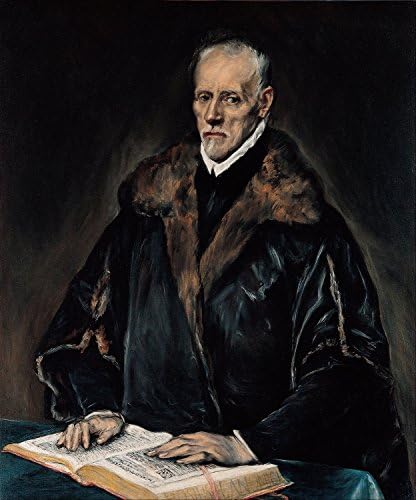 Portrait Of Dr. Francisco De Pisa - El Greco - Canvas Prints - 12â€œ by 14â€œ - Unframed