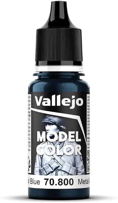 Vallejo Model Color 17 ml Acrylic Paint Metallic Gunmetal Blue