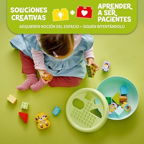 DUPLO Mi Primer Clasificador de Formas: Casa de los Perritos - Juguete Educativo Infantil - Ladrillos de Muchos Colores y Formas - Juego para Motricidad Fina para Niños y Niñas de 18+ Meses 10441