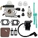 Mckin C1Q-S97 FS55R Carburetor Coil Tune Up Kit fits Stihl FS38 FS45 FS45C FS46 FS46C FS55 FS55RC FS55C Trimmer Weed Eater Replace # C1Q-S186 C1Q-S71 C1Q-S66 primary