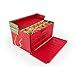Santas Bags 3 Tray Ornament Storage Box with Dividers (Polka Dot)
