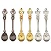Gracelife Retro Coffee Stirring Spoon Sugar Spoon Tea Spoon Ice-cream Spoon Pack-12 Boxed (Flower1doz)