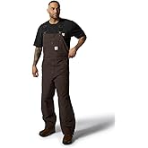Carhartt Men's Loose Fit Washed Duck Insulated Bib Overall