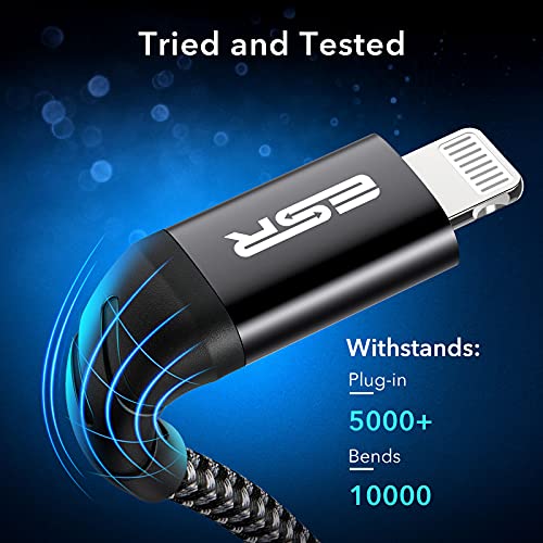 ESR USB-C to Lightning Cable, (2 Meter, MFi-Certified), PD Fast