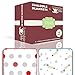 Muslin Swaddle Blankets Gift Set | Certified Organic Cotton | Caterpillar & Dots, 4 Count