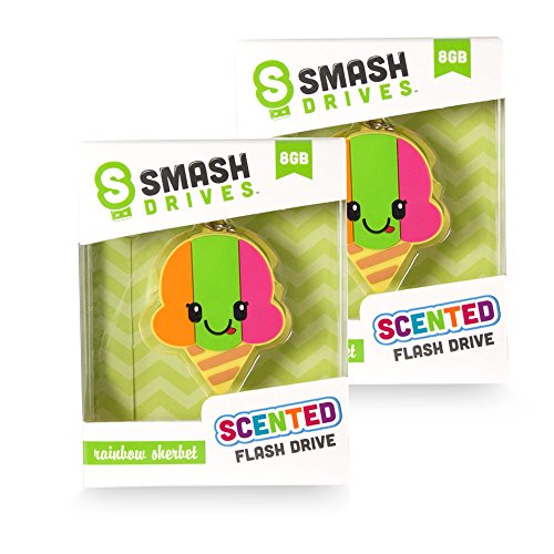 image for Scentco Rainbow Sherbet Smash Drive 2-Pack - 8GB Gourmet Scented Flash