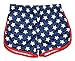 Wonder Woman Little Girls' Wonder Woman Sporty Mesh Pajama Short Set, Red, 4/5
