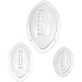BESTOYARD 3Pcs Cake Baking Molds Football Ice Molds Cupcake Cake Decoration Football Pinata Silicone for Chocolate Plastic Fondant 3D Abs Clay Handmade Soap