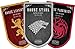 Game of Thrones Style Banner - House Stark Flag 37x24in - Printed on Both Sides - Durable Enough for Outside Conditions - Perfect Barware Man Cave Gift - Unique GOT Collectible Accessory