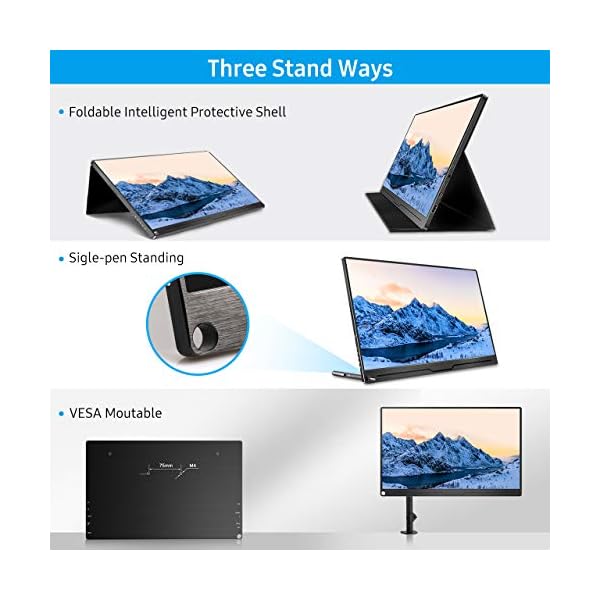 133-Inch-Portable-Monitor-UPERFECT-1080-FHD-Ultra-thin-External-Monitor-IPS-Screen-with-Standard-HDMI-Type-C-OTG-Mini-DP-Eye-Care-Gaming-Screen-for-PS3-PS4-Xbox-Laptop-Phone-PC-Mac UPERFECT 13.3 Inch Portable Monitor, 1080 FHD Ultra-thin External Monitor, IPS Screen with HDMI Type C, OTG, Eye Care…