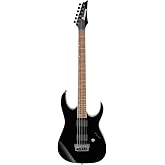 Ibanez RGIB21 Electric Guitar - Black | Baritone electric guitar with 28-inch scale, active EMG pickups and 24 frets for heavy tuning and metal performance