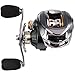 Sougayilang Baitcast Reel with 11+1 Shielded Ball Bearings - 18 Lb Carbon Fiber Drag - Rubber Cork Handle Knobs - Magnetic Tuned Dual Brakes Low Profile Baitcasting Fishing Reels